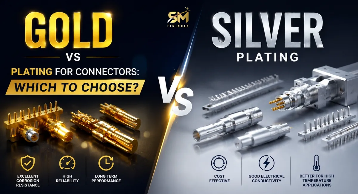 Gold vs silver plating for connectors